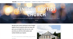 Desktop Screenshot of finaghybaptistchurch.org